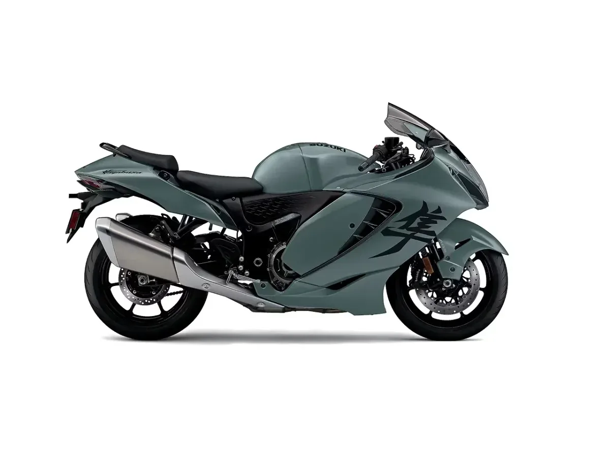 Suzuki Hayabusa Metallic Matte Steel Green colour