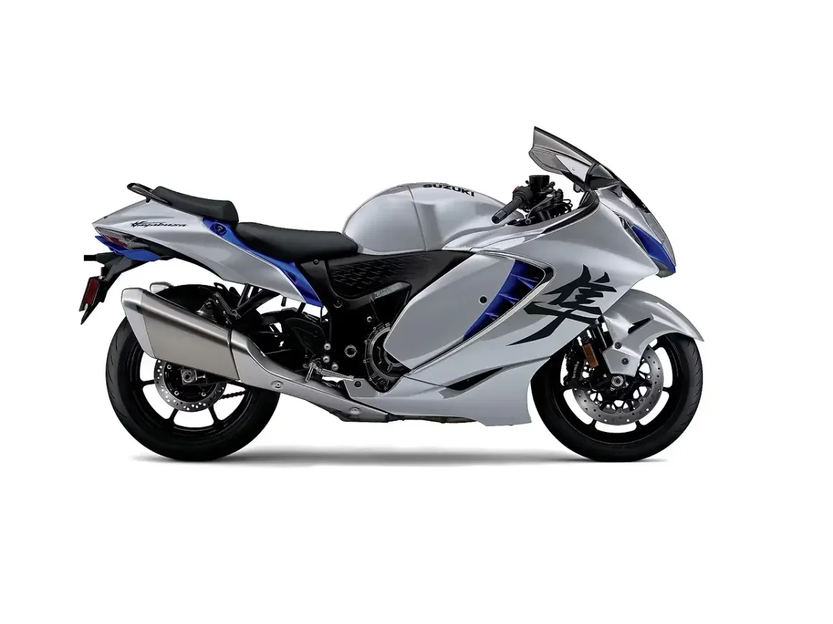 Suzuki Hayabusa Metallic Mystic Silver colour