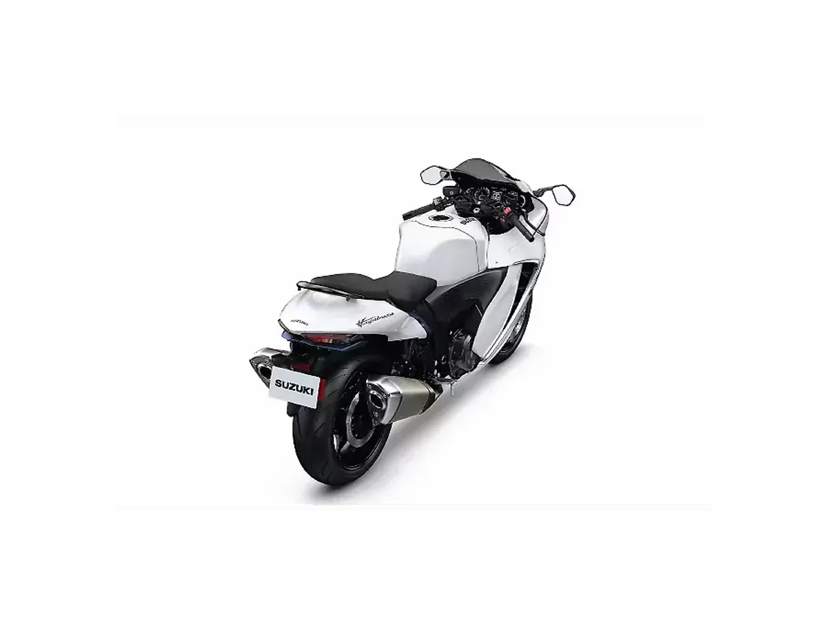 Suzuki Hayabusa right rear three-quarter view