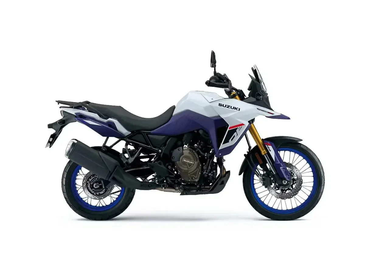 Suzuki V-Strom 800DE Pearl Tech White colour
