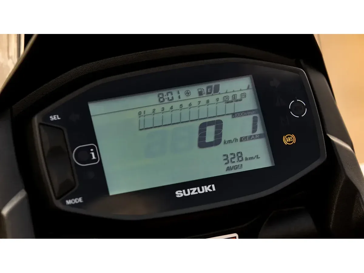 Suzuki V-Strom SX digital instrument cluster