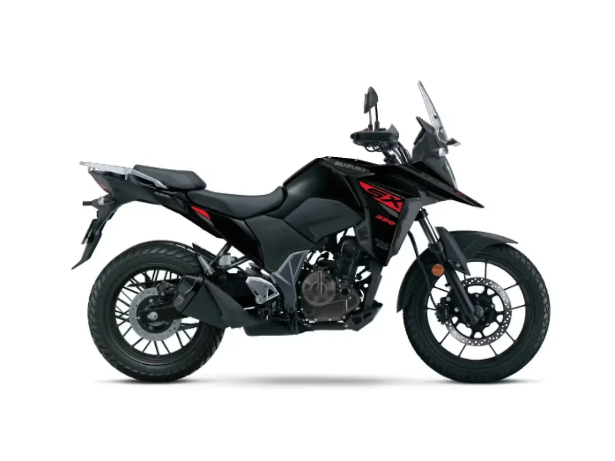 Suzuki V-Strom SX Glass Sparkle Black side profile