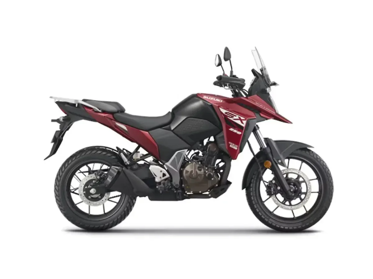 Suzuki V-Strom SX Metallic Sonoma Red colour
