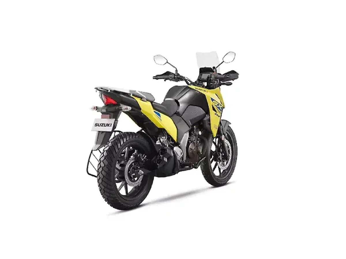 Suzuki V-Strom SX right rear three-quarter view