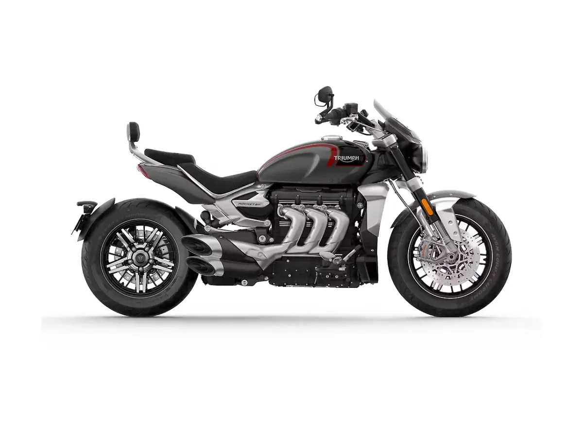 Triumph Rocket 3 Silver Ice and Storm Grey colour
