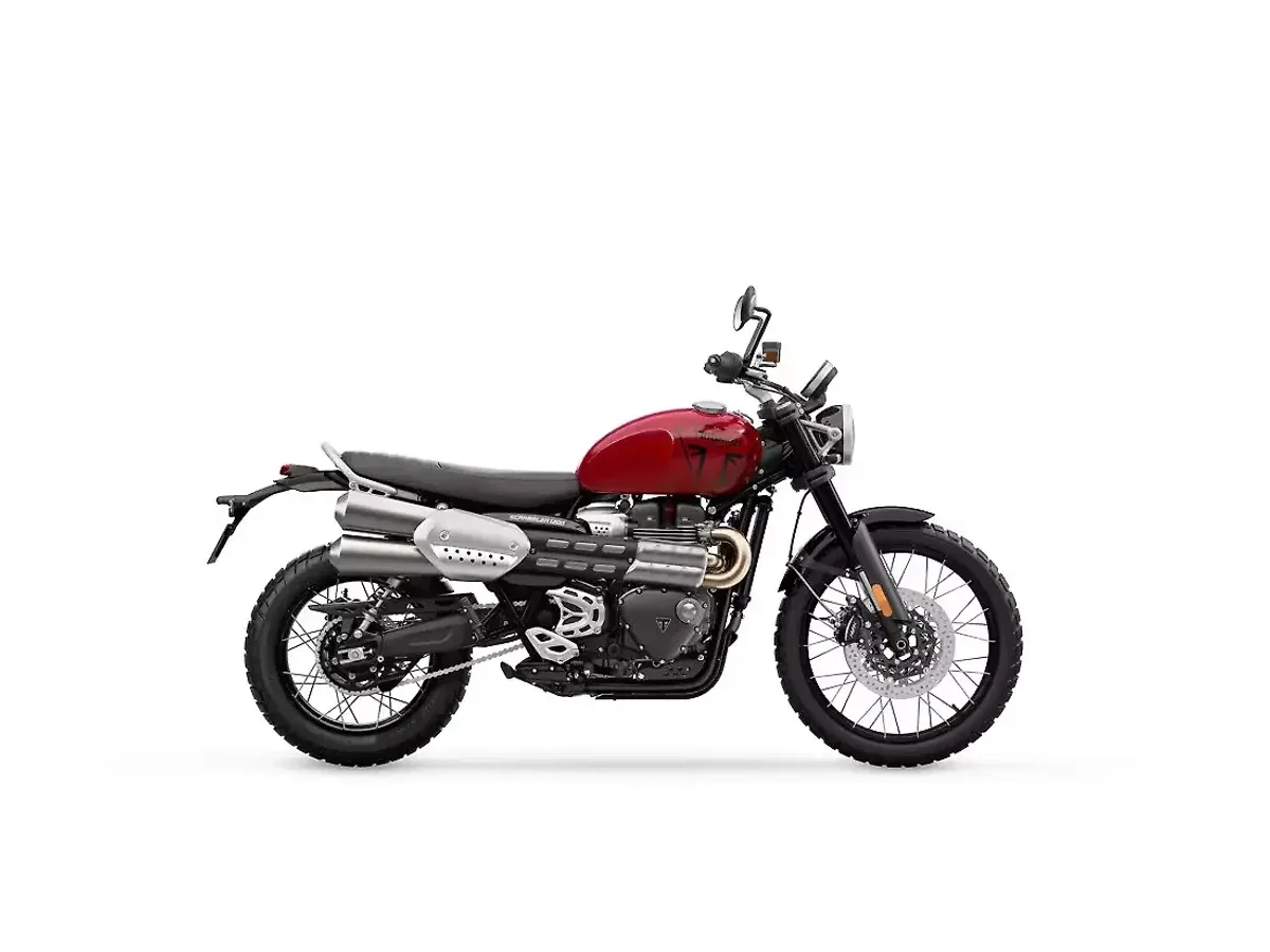 Triumph Scrambler 1200 Carnival Red colour