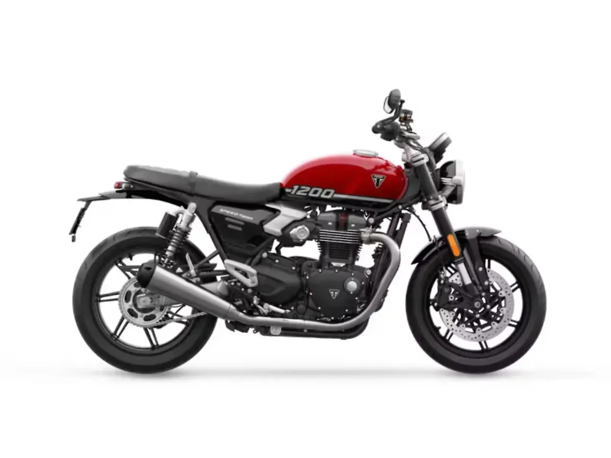 Triumph Speed Twin 1200 Carnival Red and Sapphire Black