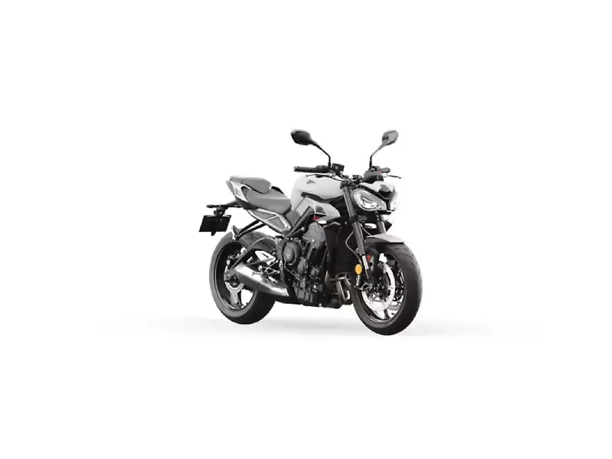 Triumph Street Triple R right front three-quarter view