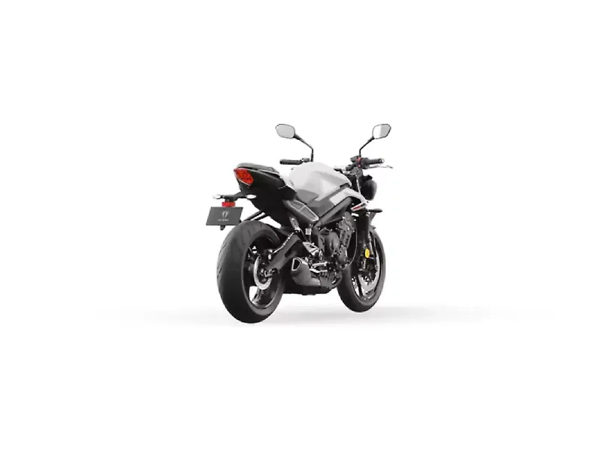 Triumph Street Triple R right rear three-quarter view