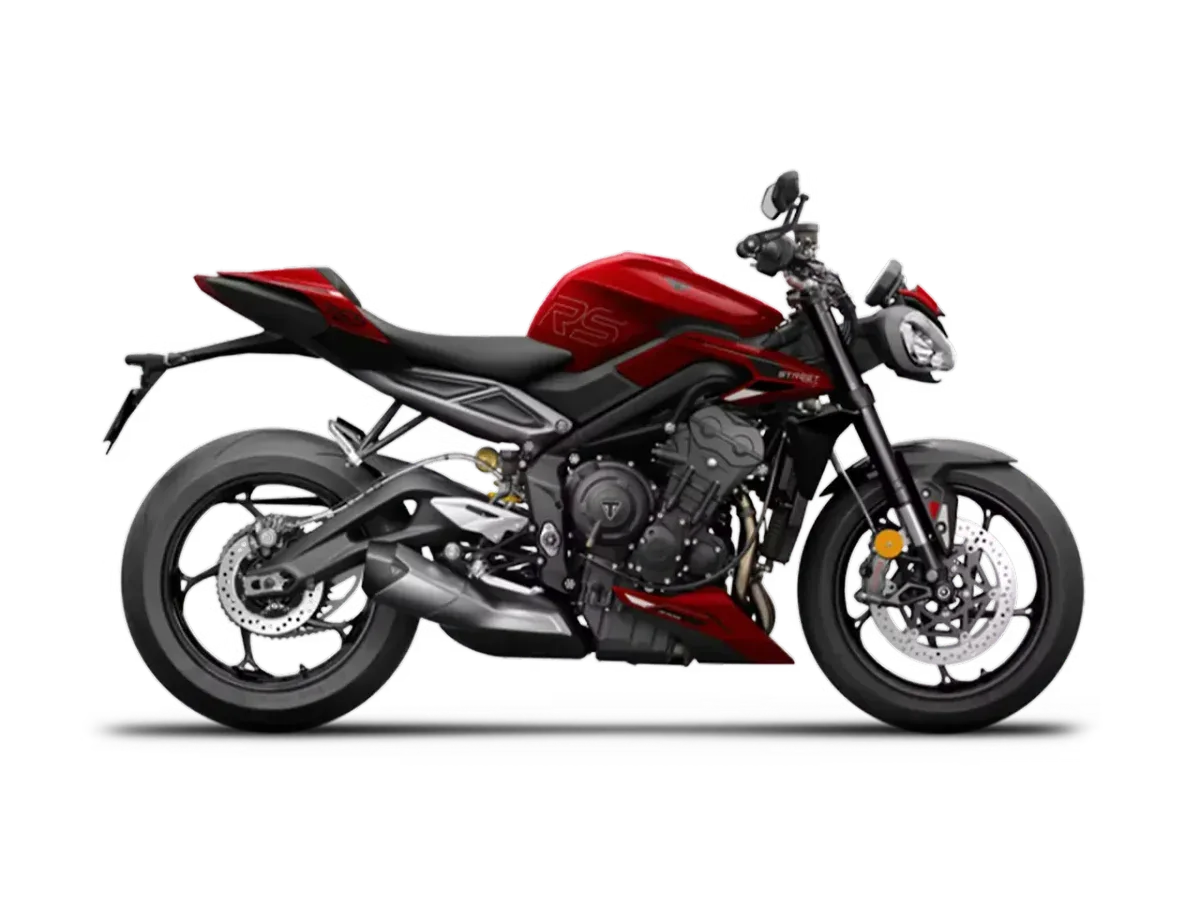 Triumph Street Triple RS Carnival Red right side profile