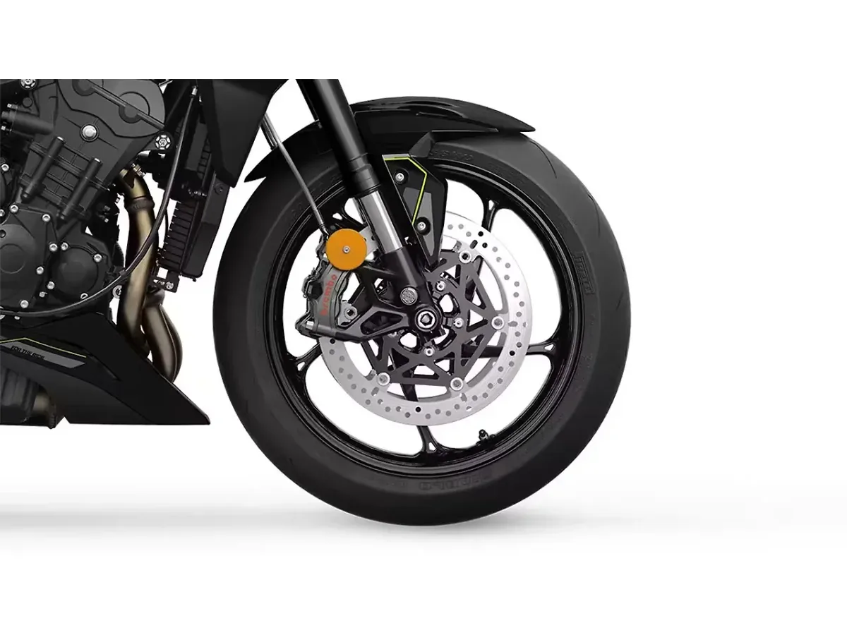 Triumph Street Triple RS front disc brake and wheel
