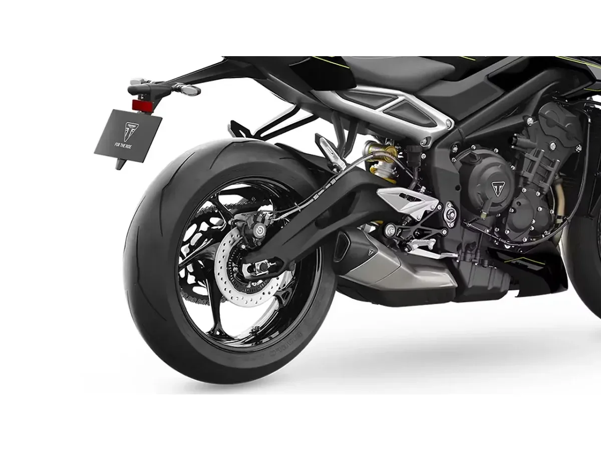 Triumph Street Triple RS rear wheel and brake