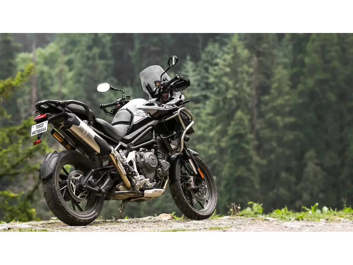 Triumph Tiger 1200 right rear three-quarter view