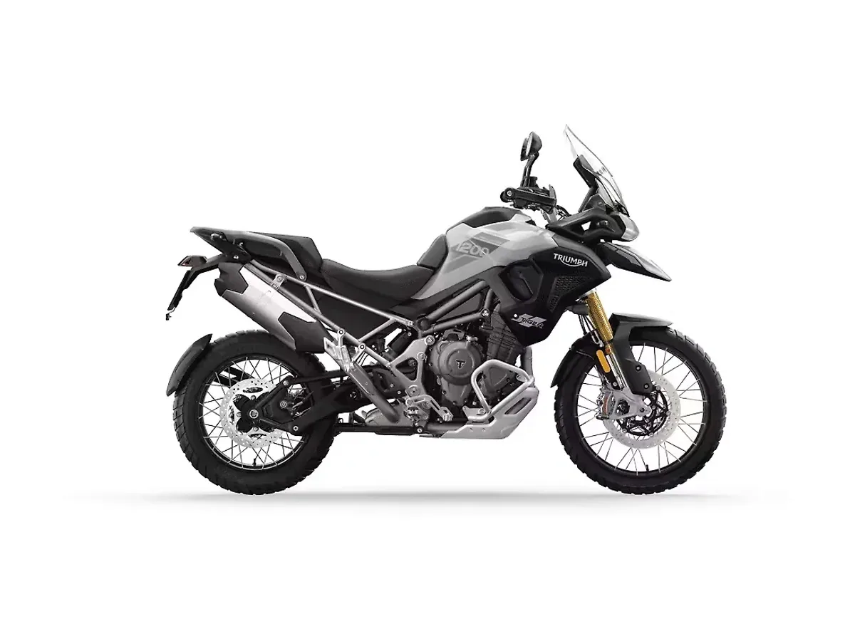 Triumph Tiger 1200 Snowdonia White side profile
