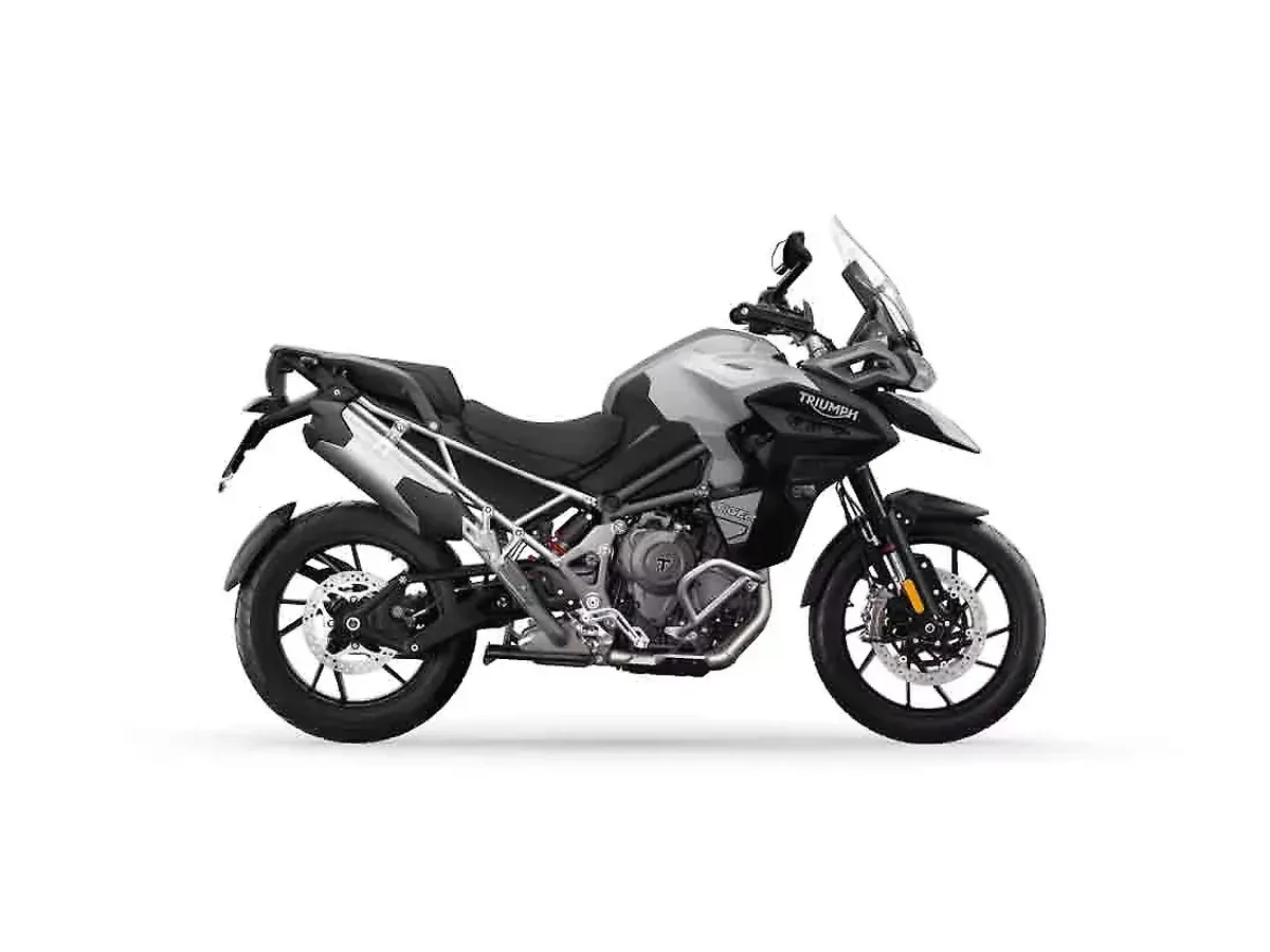 Triumph Tiger 1200 Snowdonia White side view