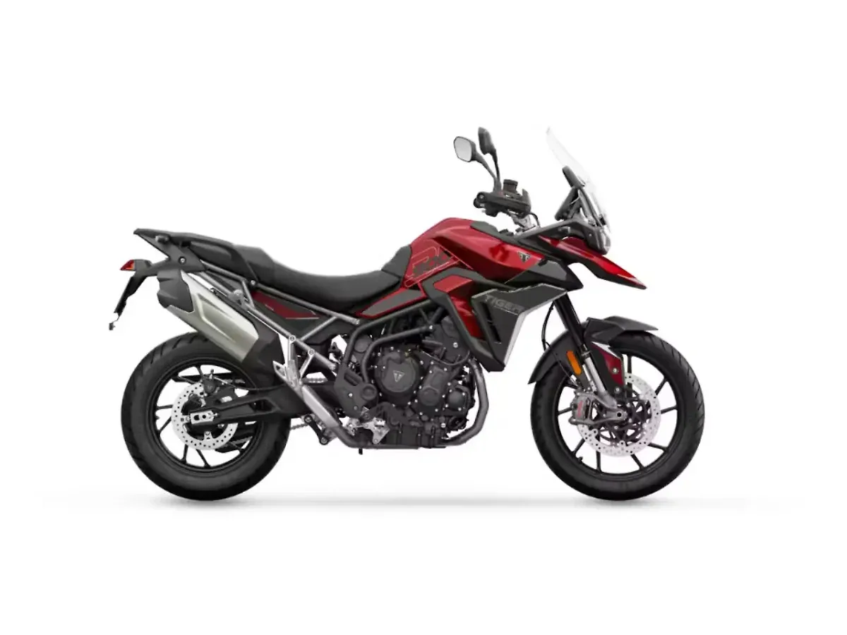 Triumph Tiger 900 Carnival Red Sapphire motorcycle