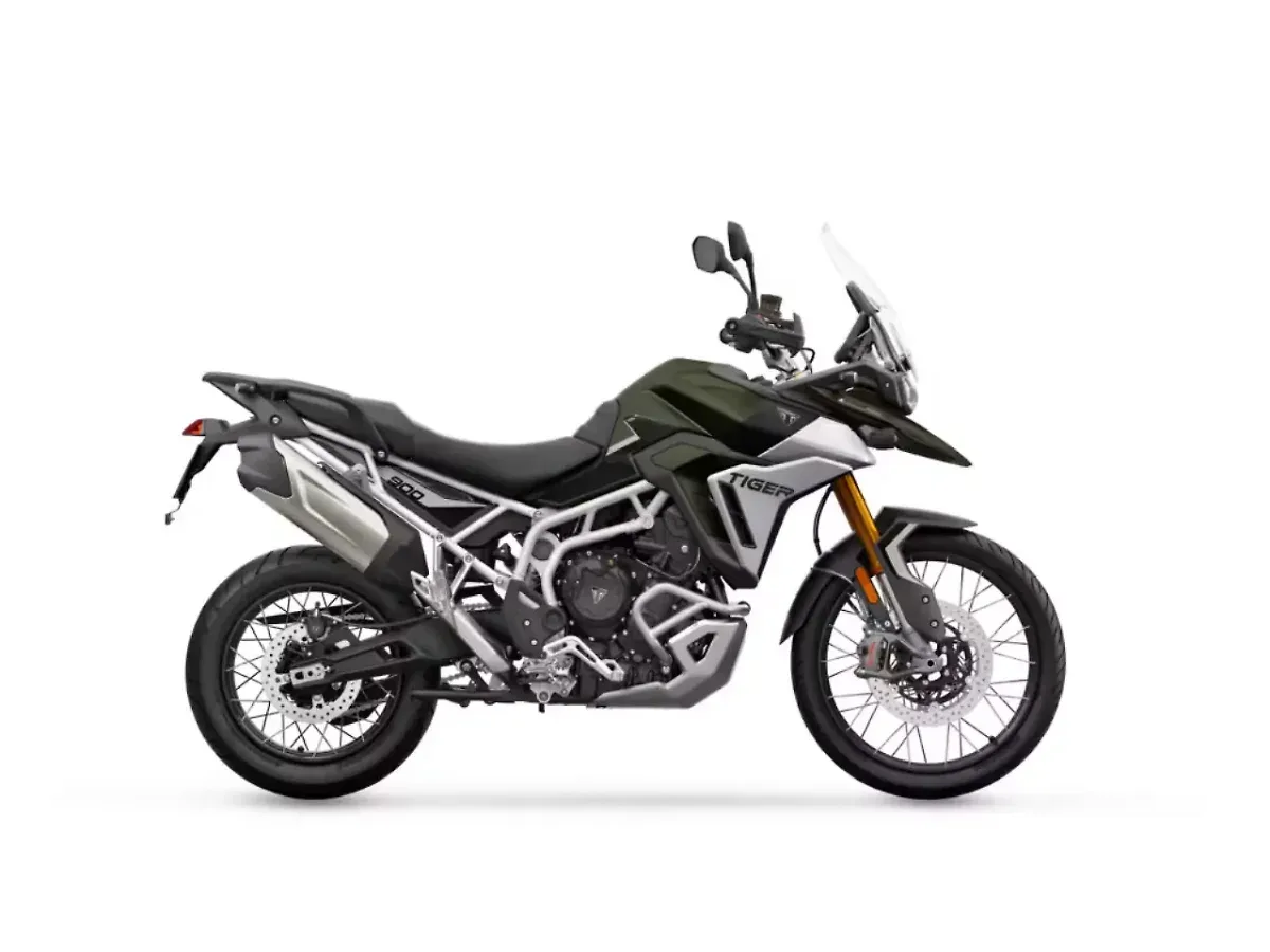 Triumph Tiger 900 Matt Khaki Green motorcycle