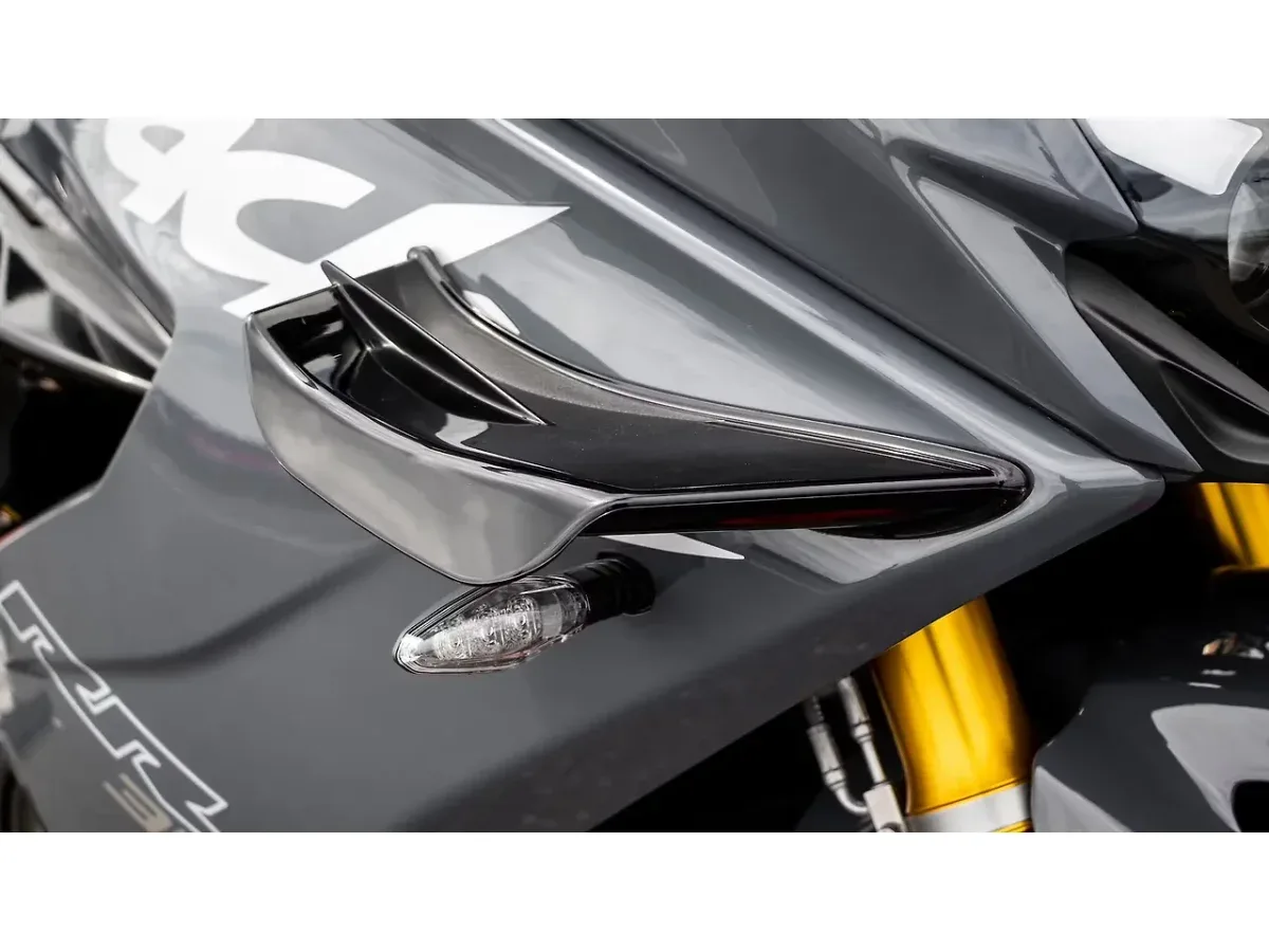 TVS Apache RR 310 front turn indicator close-up