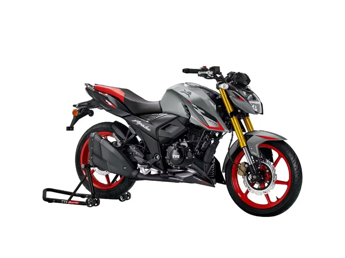 TVS Apache RTR 160 4V Granite Grey
