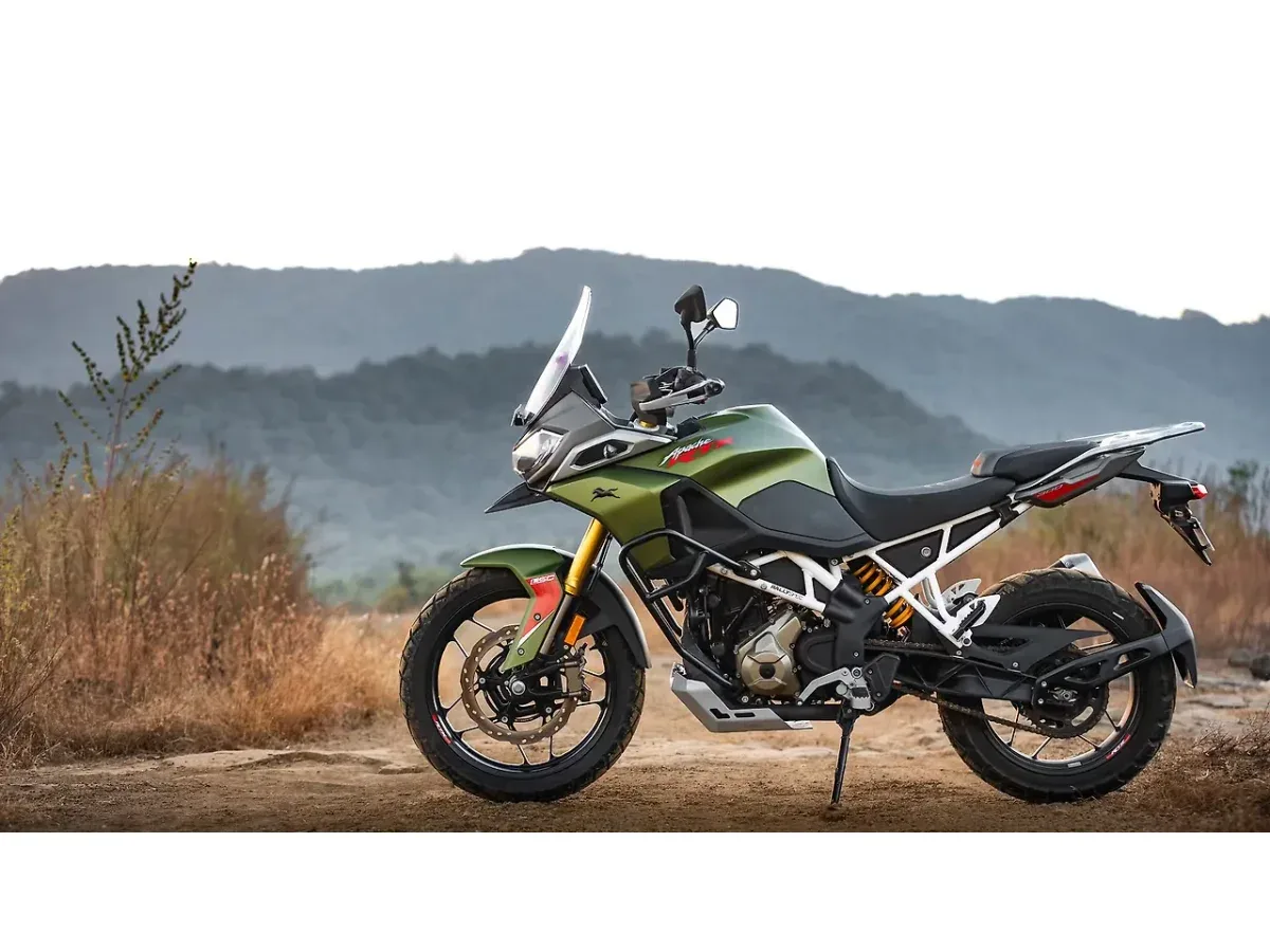 TVS Apache RTX 300 left side view
