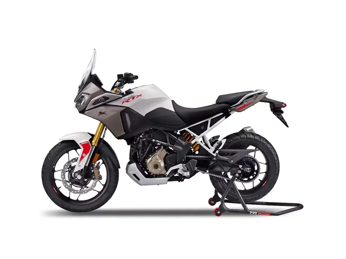 TVS Apache RTX 300 left side view