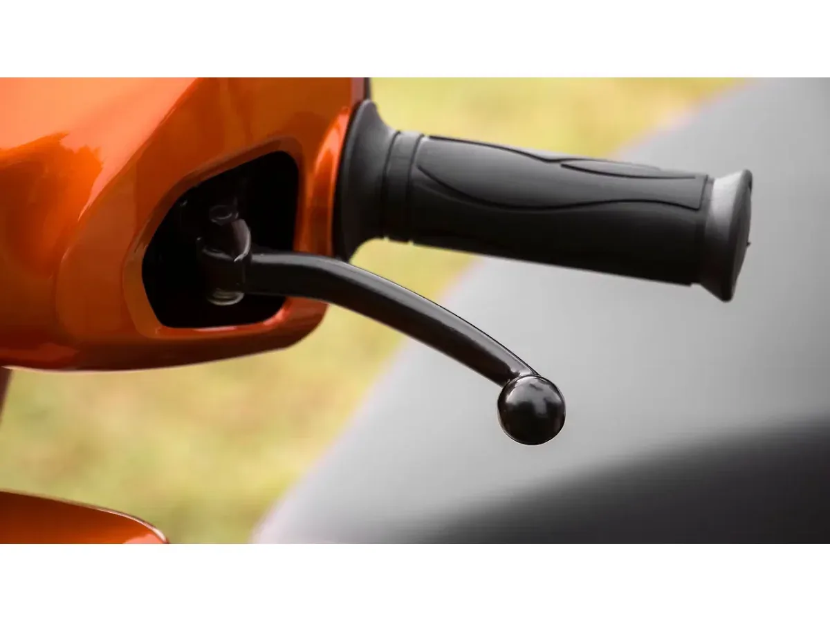 TVS Jupiter 125 handlebar bar-end weight close-up