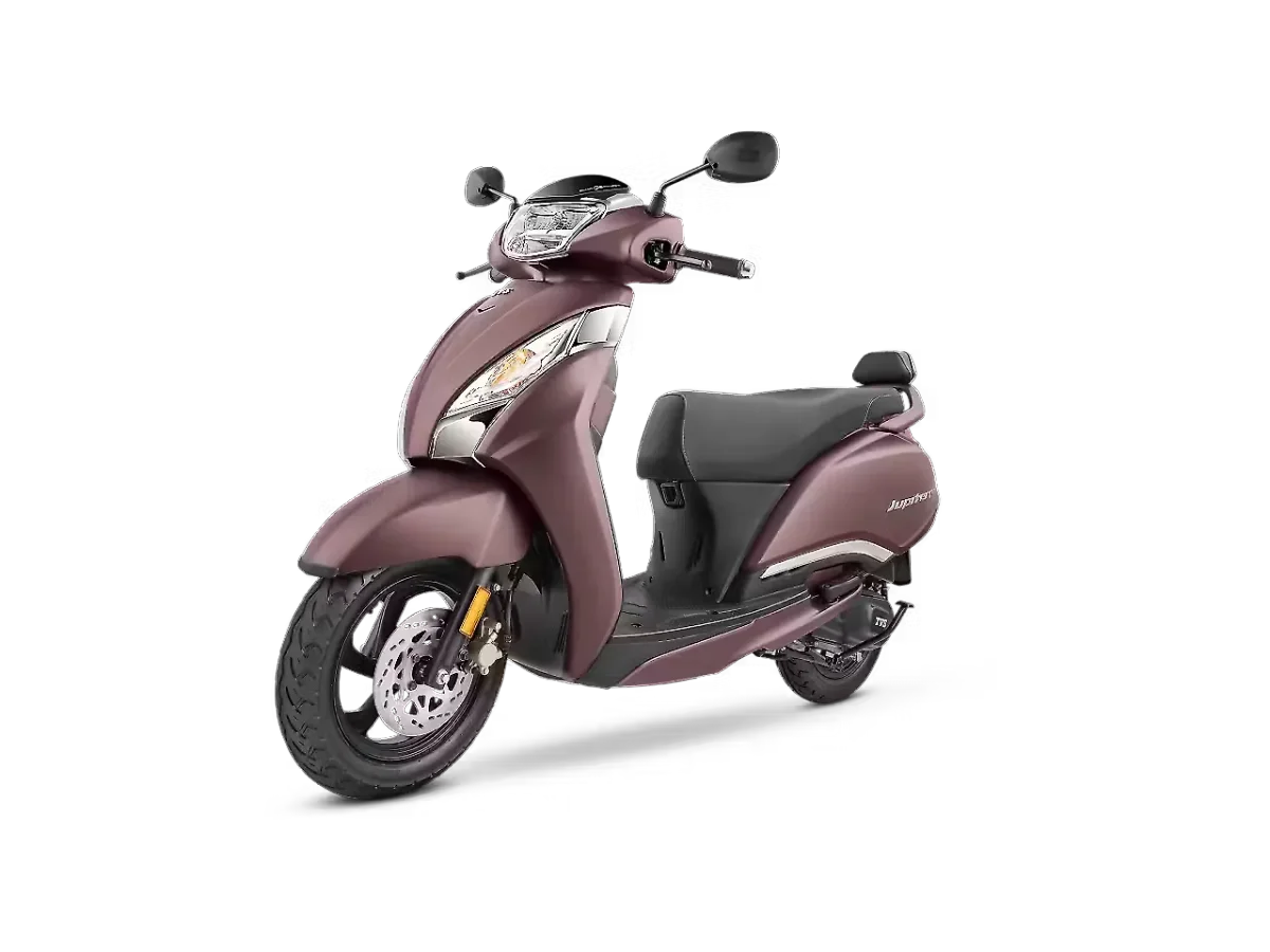 TVS Jupiter 125 Matte Copper Bronze side profile