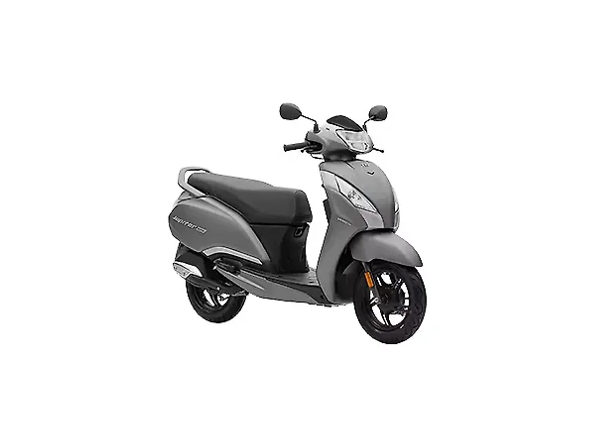 TVS Jupiter 125 Titanium Grey side profile