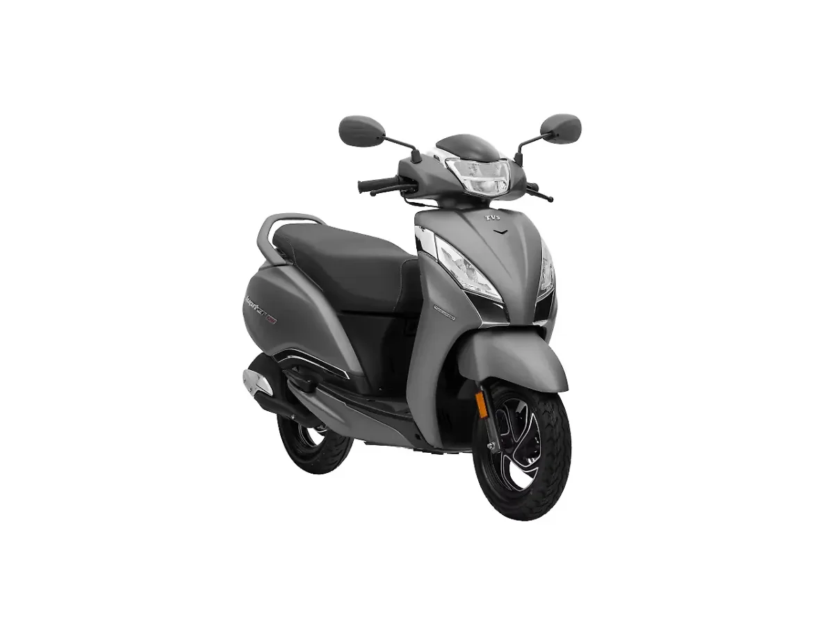 TVS Jupiter 125 Titanium Grey side profile