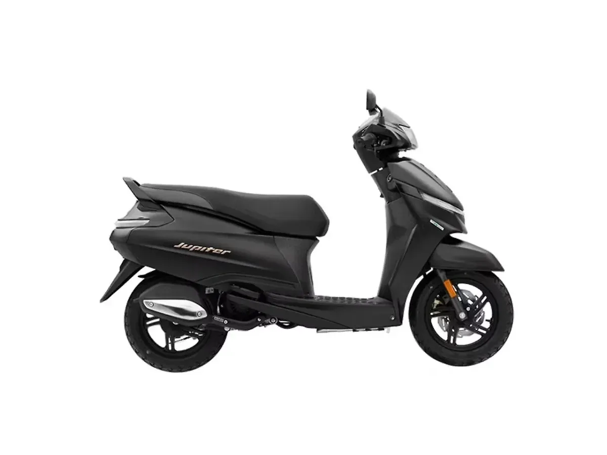 TVS Jupiter Stardust Black side view