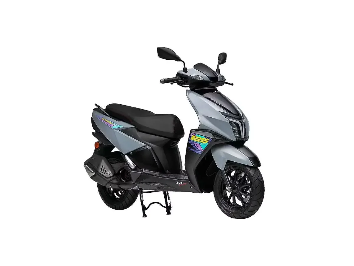 TVS Ntorq 125 Nardo Gray side profile