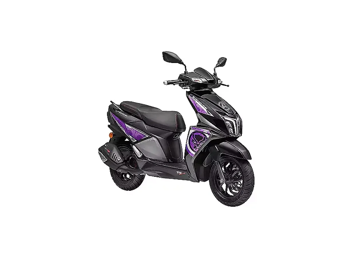 TVS Ntorq 125 Stealth Black side profile