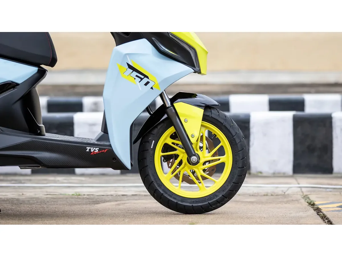 TVS Ntorq 150 front alloy wheel with disc brake