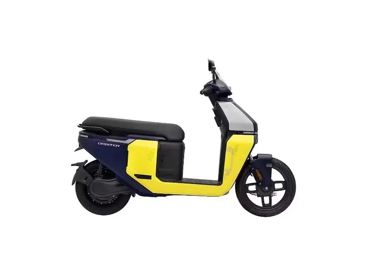 TVS Orbiter in Neon Sunburst with yellow body panels