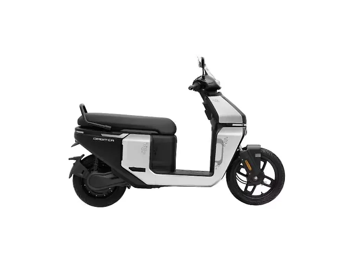 TVS Orbiter in Stellar Silver with black body panels