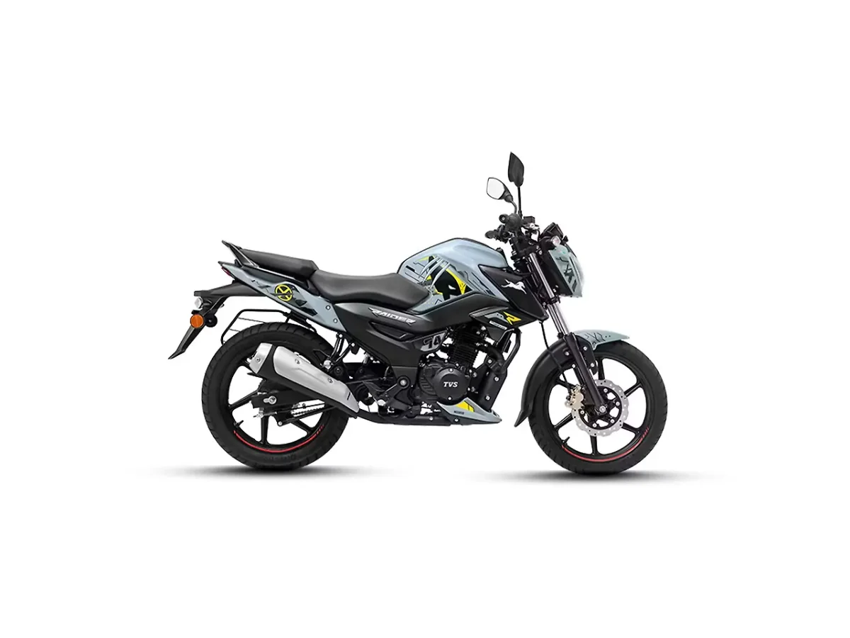 TVS Raider 125 in Wolverine side profile