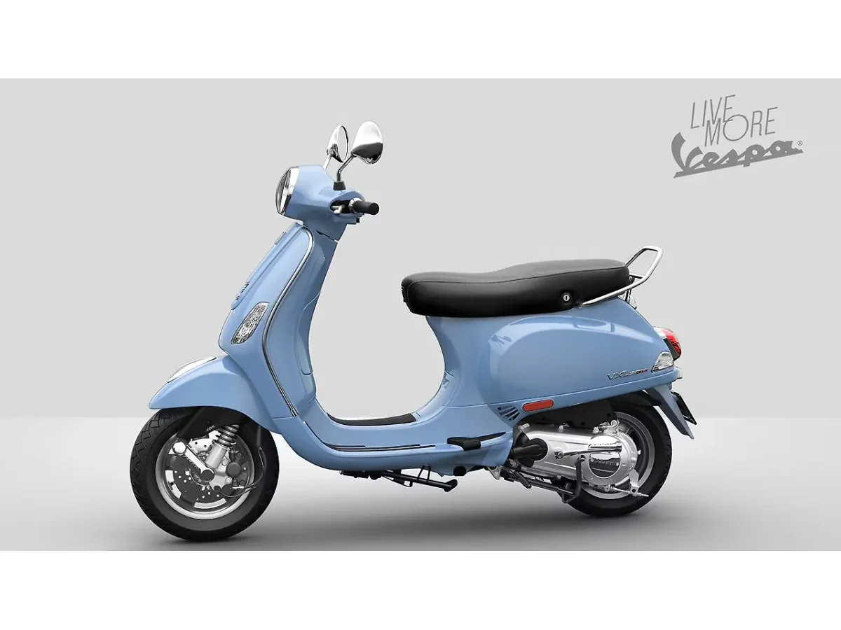 Left side view of the Vespa VXL 125 scooter