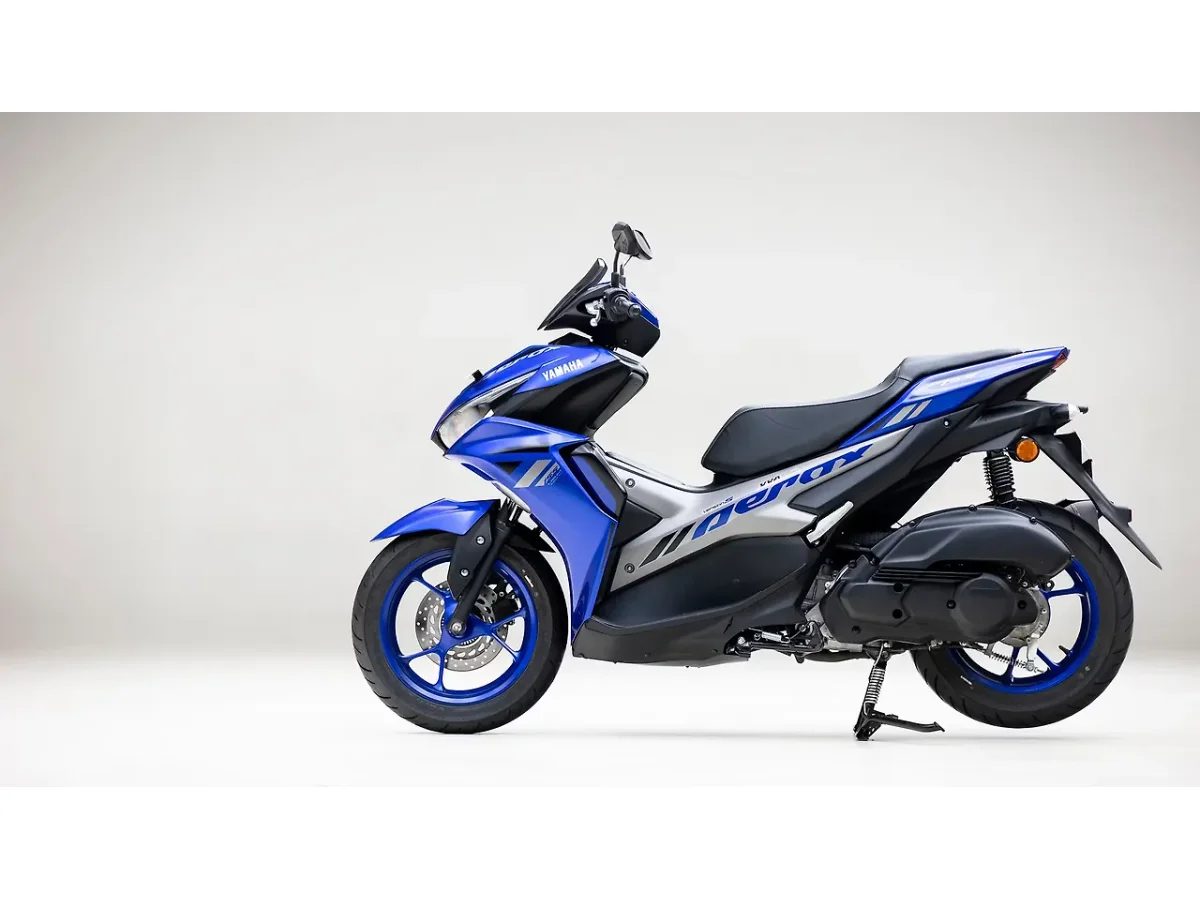 Left side view of the Yamaha Aerox 155 scooter