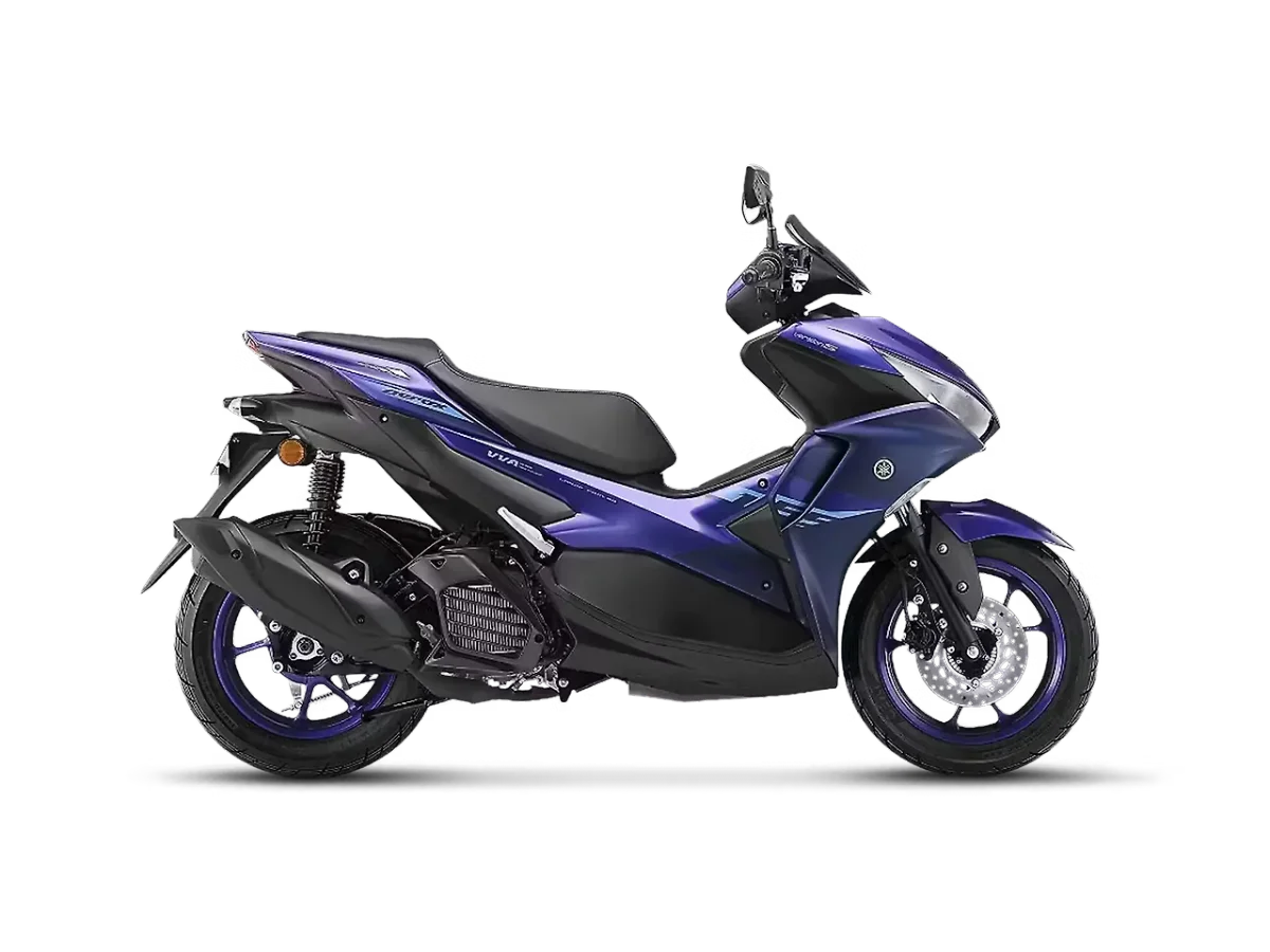Right side view of the Yamaha Aerox 155 scooter