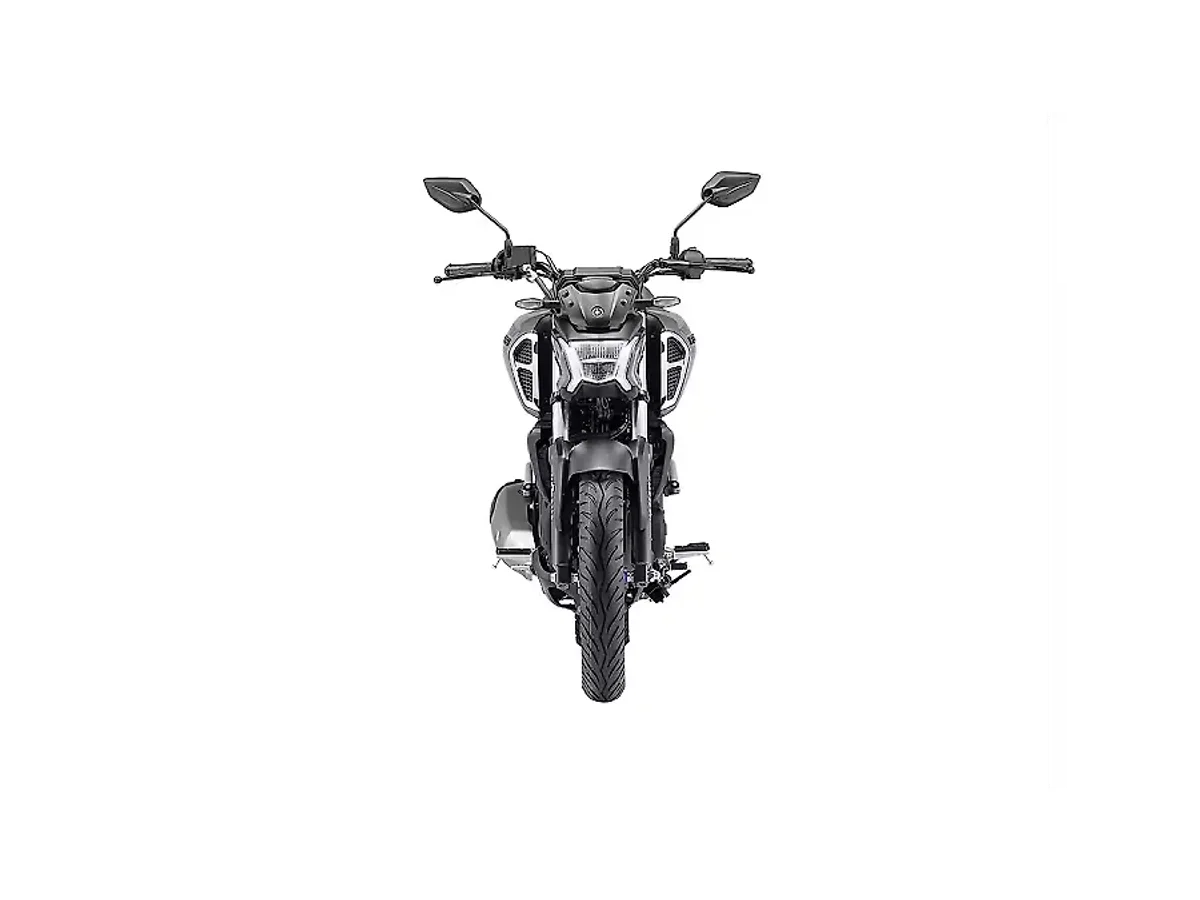 Front view of the Yamaha FZS-FI V4 motorcycle