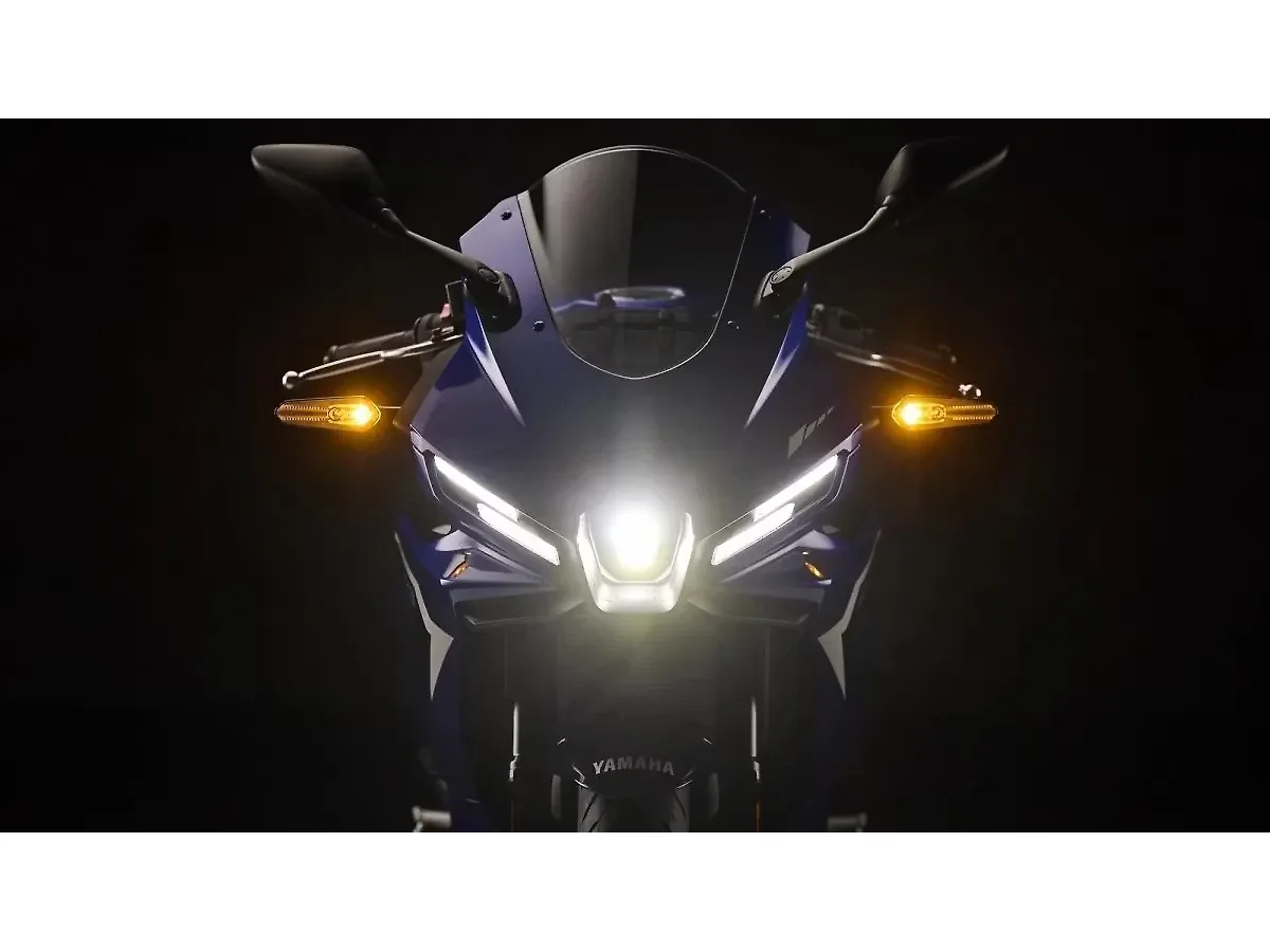 Yamaha R3 motorcycle front view