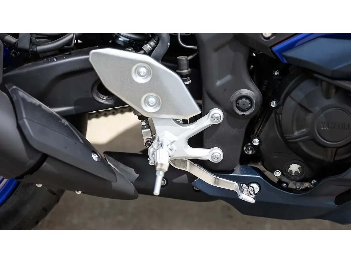 Yamaha R3 rider heel plate
