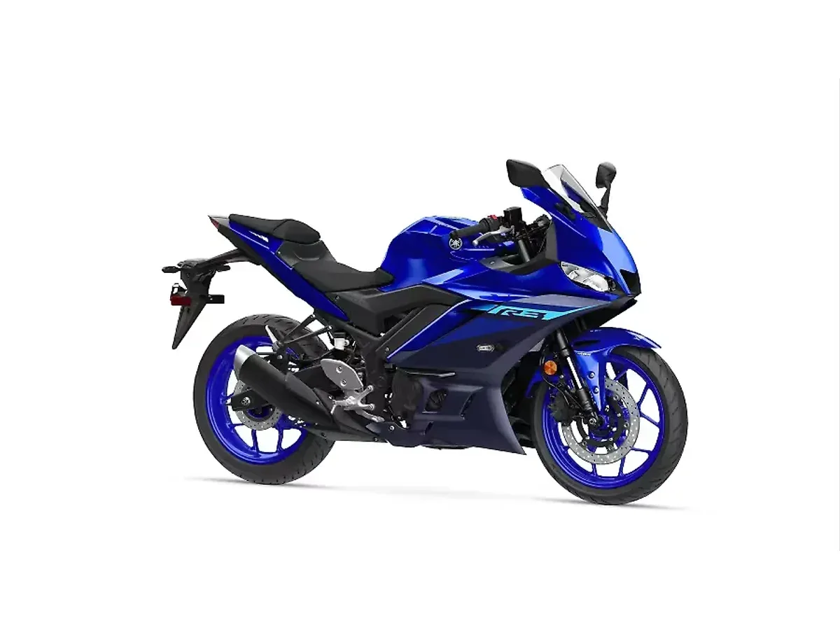 Yamaha R3 Icon Blue side profile