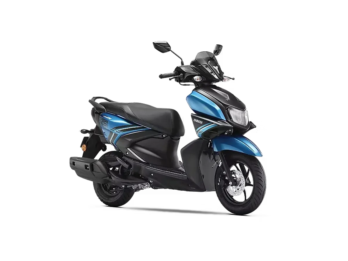 Yamaha Ray ZR 125 Cyan Blue side profile