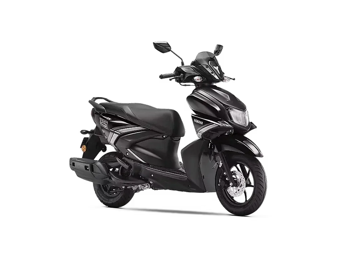 Yamaha Ray ZR 125 Metallic Black side profile