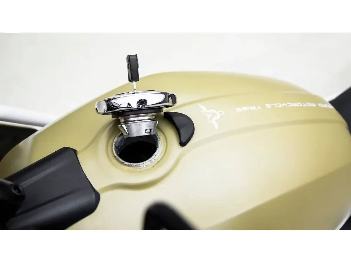 Yezdi Adventure fuel tank detail