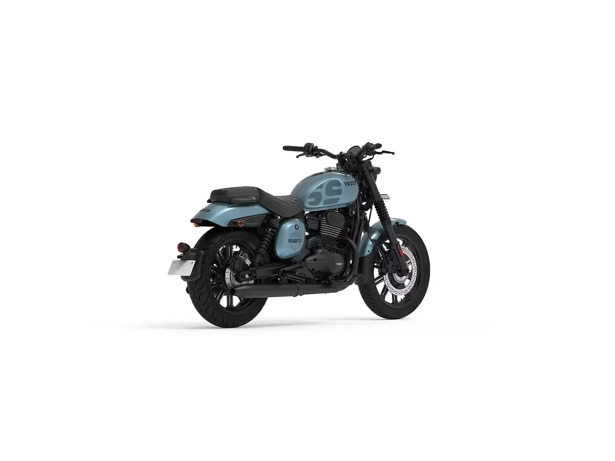 Yezdi Roadster 2025 right rear three-quarter view