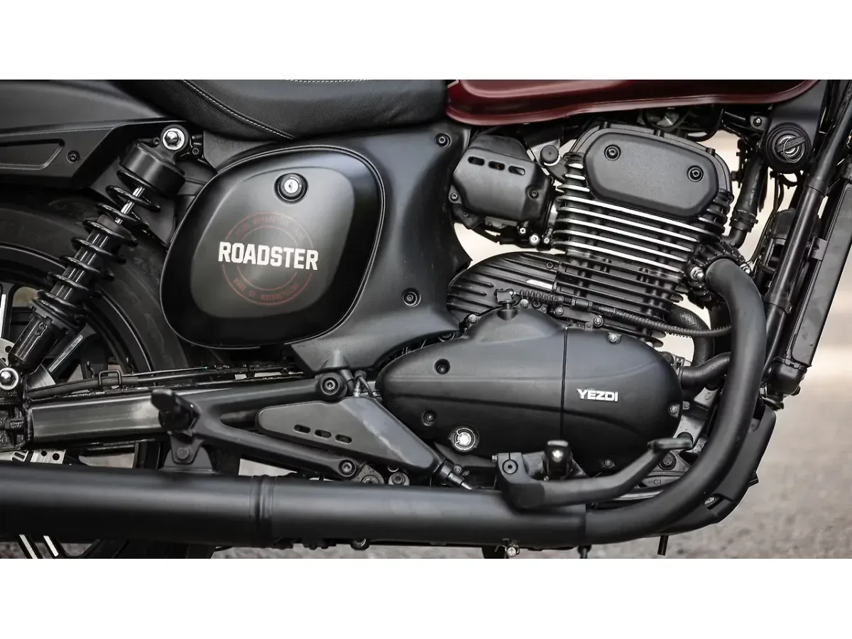Yezdi Roadster engine right side