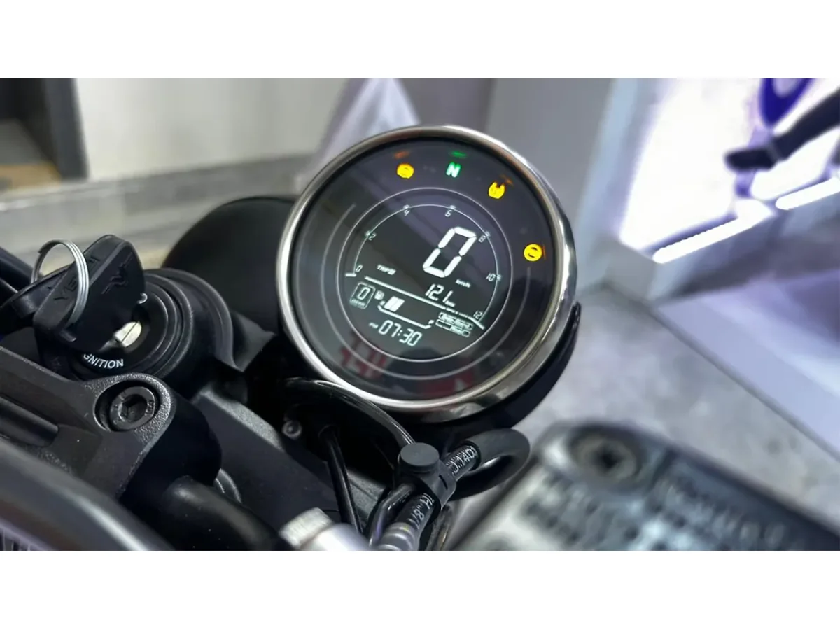 Yezdi Scrambler instrument cluster