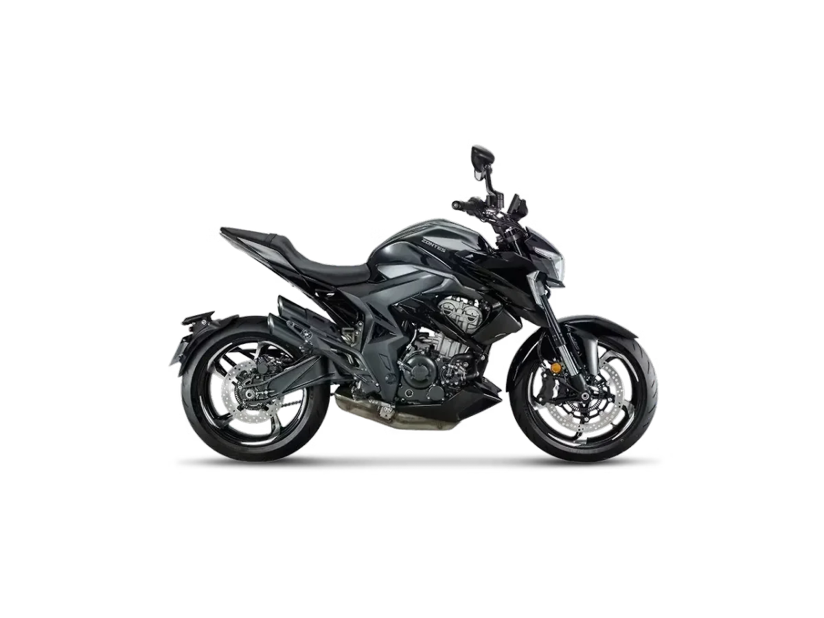Zontes 350R Black side profile